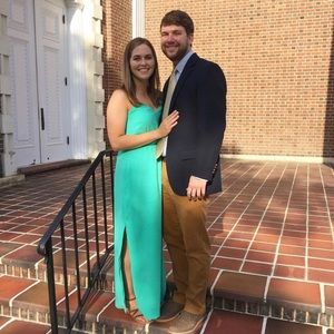 Turquoise maxi dress